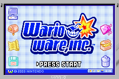 WarioWare, Inc. - Mega MicrogameS! Title Screen